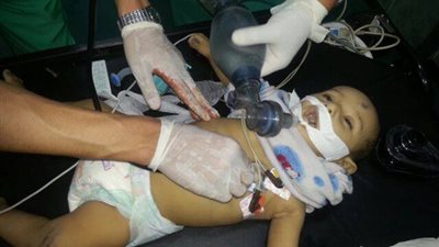 بالصورة.. استشهاد رضيع فلسطيني في غارة إسرائيلية