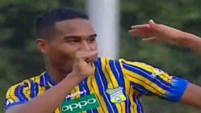 لاعب المقاولون يسجل أول أهداف الموسم الجديد