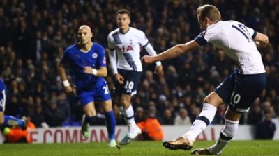 ليستر سيتي يفوز على توتنهام 1/2 بالدوري الإنجليزي