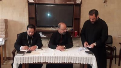 بطريرك الكاثوليك يشرف على انتخاب مجلس شورى إيبارشية القاهرة والدلتا