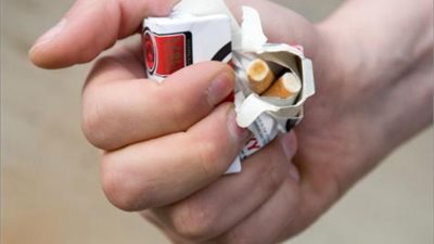 دراسة: علب السجائر 