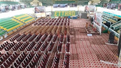 الاتحاد السكندري ينهي تجهيزات احتفالية «شكر السيسي» (صور)