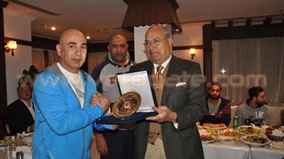 نادي الصيد البورسعيدى يكرم حسام حسن