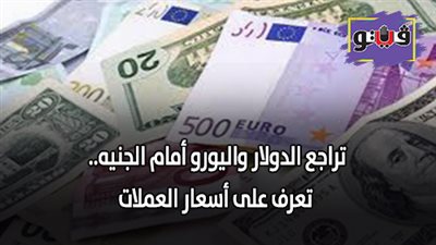 تراجع الدولار واليورو أمام الجنيه.. تعرف على أسعار العملات