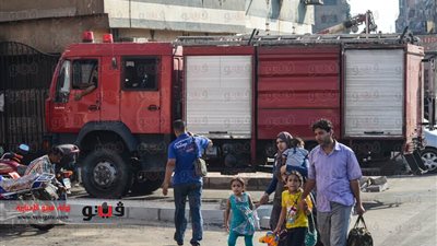 بالصور.. السيطرة على حريق بمستشفى «النيل» في شبرا الخيمة