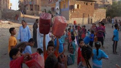 شكوى أهالي قرية النصارية بالفيوم من انقطاع المياه