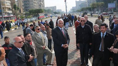 محافظ القاهرة يتابع إنشاء «صينية» بميدان المطرية