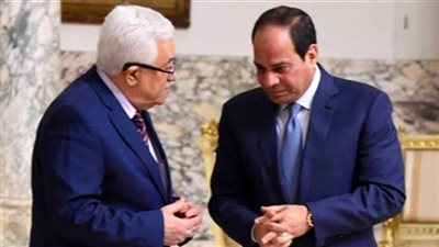 السيسي وأبو مازن يبحثان مستجدات الأوضاع في الشرق الأوسط وفلسطين