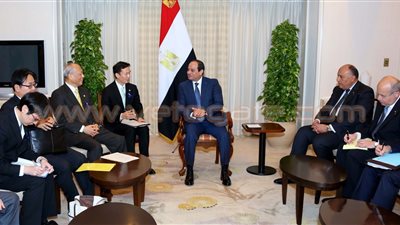 كواليس اجتماع «السيسي» مع محافظ طوكيو باليابان.. الرئيس يبحث مع «ماسوزوي» عودة التدفقات السياحية وتعزيز التعاون.. مناقشات للاستفادة من تجربة اليابان في التغلب على مشكلات المرور.. و