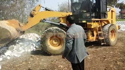 حملة لإزالة التعديات على قرية «الرحمانية» في الشرقية