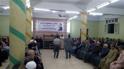 حضور مؤتمر تأييد السيسي بالقناطر: المشاركة بالانتخابات تهزم التطرف