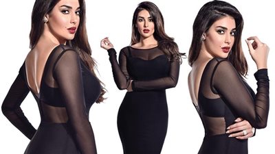 12 صورة تتوج ياسمين صبري ملكة للون الأسود