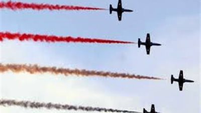 طائرات عسكرية تحلق في سماء الشرقية احتفالا بذكرى انتصارات أكتوبر