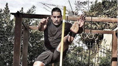 أمير كرارة ينشر صورة لتدريباته الرياضية