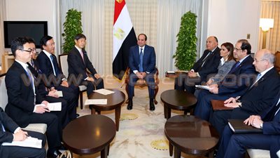 5 لقاءات وحوار تليفزيوني لـ«السيسي» في طوكيو..غدا
