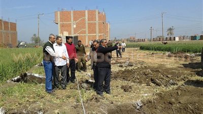 إزالة 776 حالة تعد على الأراضي الزراعية بالشرقية
