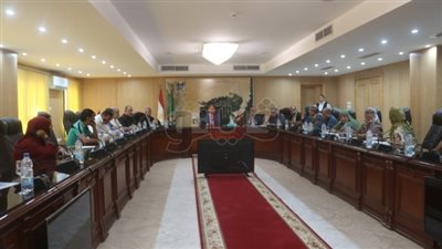 وفد من لجنة متابعة المشروعات بمجلس الوزراء يتفقد محافظة الفيوم