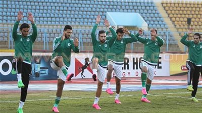 المصري البورسعيدي يختتم استعداداته لمواجهة إنبي بالدوري