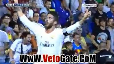 بالفيديو.. سيرجيو راموس يتعادل لريال مدريد في مرمى ليفانتي