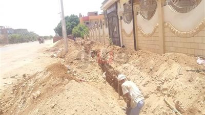 إحلال وتجديد شبكات مياه الاسبستوس بمدينة موط في الوادي الجديد