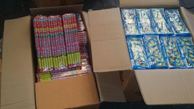 القبض على شخصين بحوزتهما كمية من الألعاب النارية في المطرية