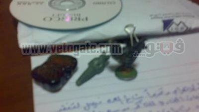 بالصور.. ضبط قطع أثرية فى شارع فيصل بالهرم