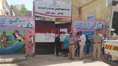 حملات إزالة الإشغالات ورفع القمامة من محيط مدارس أسوان (صور)