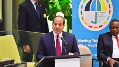 السيسي في قمة التنمية المستدامة: اعتماد الأجندة الأممية للتنمية المستدامة أهم إنجازات مسيرة التعاون الدولي.. نستهدف توفير فرص العمل وتمكين المرأة والشباب.. نتحرك على 3 محاور رئيسية لتحقيق التنمية