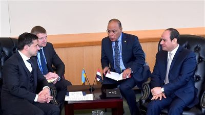 السيسي يلتقي رئيسي البرتغال وأوكرانيا.. يبحثون أزمات عملية السلام وأزمات سوريا وليبيا واليمن.. يناقشون سبل مكافحة الإرهاب والهجرة غير الشرعية.. يشددون على تعزيز التعاون الاقتصادي والتجاري والسياحي