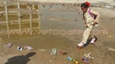 بالصور.. مدرسة الإصلاح بالبرنس تنتظر كارثة