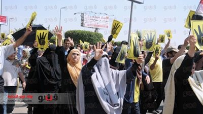 مسيرتان لإرهابيي المعزول من الهرم يتجهان لميدان النهضة