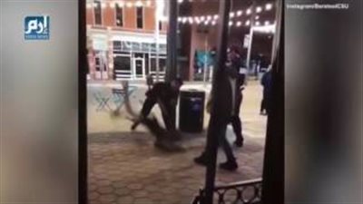 بالفيديو.. لحظة اعتداء شرطي على فتاة بطريقة مروعة