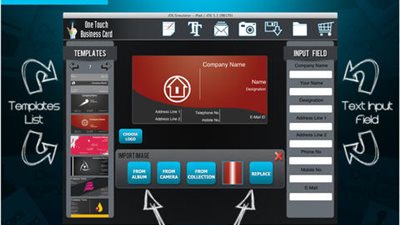انشئ بطاقة عملك بصورتك مع 
