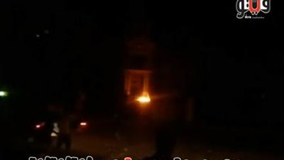 بالفيديو.. استمرار إلقاء الحجارة على مبنى مديرية الأمن بالدقهلية