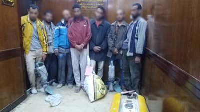 ضبط 7 أشخاص أثناء التنقيب عن الآثار في سوهاج