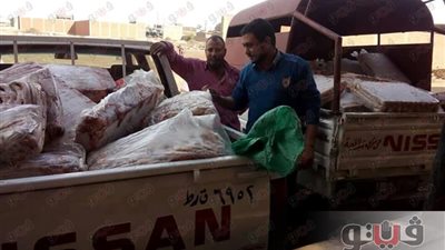بالصور.. ضبط مصنع يغش اللحوم بأحشاء الحيوانات في شبرا الخيمة