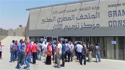 نقل 540 قطعة أثرية إلى المتحف المصري الكبير