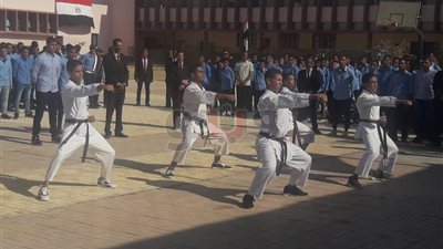 افتتاح أول مدرسة ثانوية صناعية عسكرية في الوادي الجديد (صور)