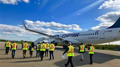 نجاح الرحلة الاختبارية لطائرة مصر للطيران الثانية الجديدة