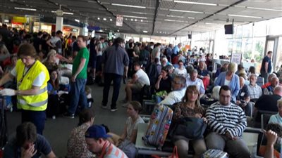 انفجار ضخم يهز مطار سبليت في كرواتيا