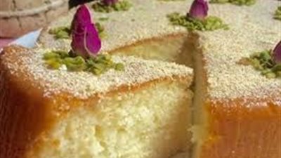 طريقة عمل كيك الرمل بالسميد من الشيف عظيمة