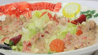 طريقة إعداد سلطة الفسيخ من الشيف سناء