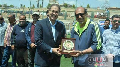 منطقة القاهرة لكرة القدم تكرم علاء نبيل ويسري الباجوري