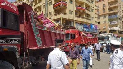 أمن الجيزة يضبط 25 متهما ورفع 104 حالات إشغال الطريق بالمنطقة الأثرية في الهرم