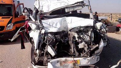 مصرع شخص وإصابة 4 في تصادم أتوبيسين بطريق القاهرة الإسماعيلية