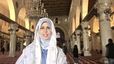 بالصور..فجر السعيد تروي تفاصيل زيارتها للمسجد الأقصى