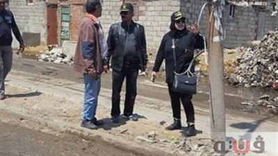 بالصور.. مساعد محافظ بورسعيد تتابع تطوير مسطح عزبة أبوعوف‏