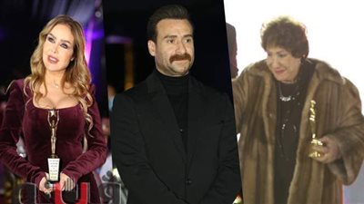 تكريم رولا سعد وسميحة أيوب ونضال الشافعي في 