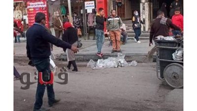 رفع كفاءة النظافة بميدان الجيزة | صور