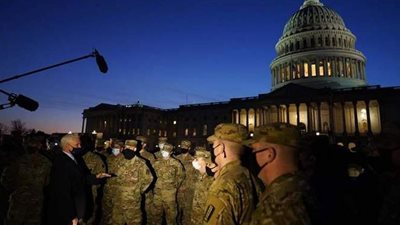 مشهد أمني غير مسبوق حول مبنى الكونجرس الأمريكي استعداداً لتنصيب بايدن